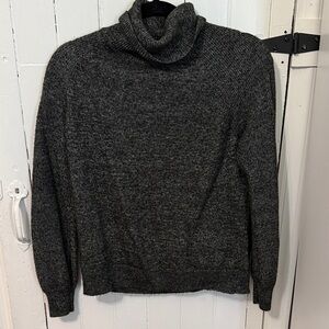 Cozy Dark Gray Turtleneck Sweater